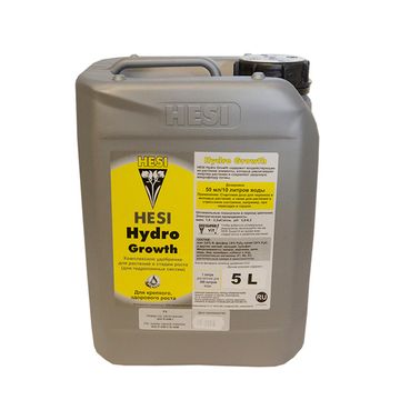 Удобрения органоминеральное для вегетации и гидропоники Hesi Hydro Growth 5 л