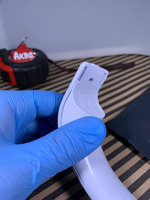 Ручка для холодильника Атлант 1704 верхняя 331603304500 + накладка 331603304600