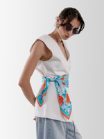 Платок «Крымская весна» 100% шёлк