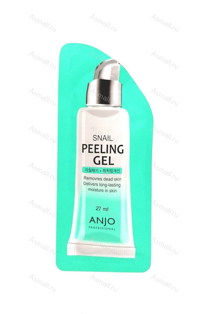 Гель-скатка для лица с экстрактом муцина улитки, ANJO Professional Snail Peeling Gel, 27 гр.