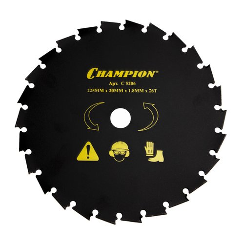 Нож CHAMPION для триммера с долотообразными зубцами 225*20   C5206