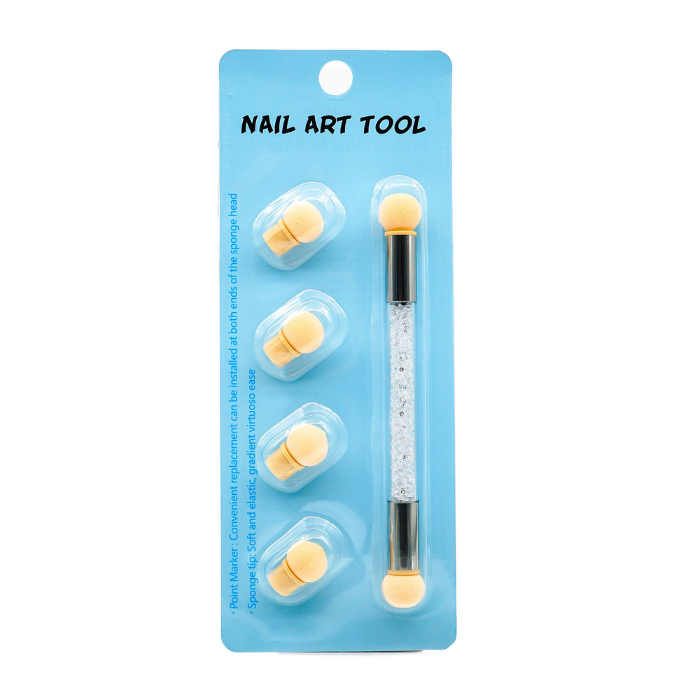 Аэропуффинг для дизайна со сменными спонжами с узким гнездом (d=0,9) фиолетовый