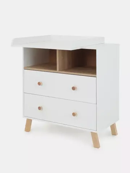 Комод RANT "Style" 100 см 4 ящика 3 отсека (арт.116) Cloud White