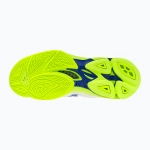 Кроссовки волейбольные Mizuno Wave Lightning Pro Mid white/lighting yellow/dazzling blue
