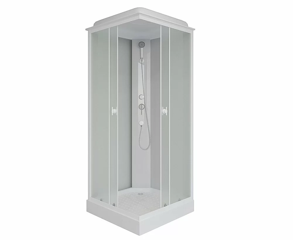 Душевая кабина Niagara PROMO P90/13Q/MT, раздвижные двери, тропический душ