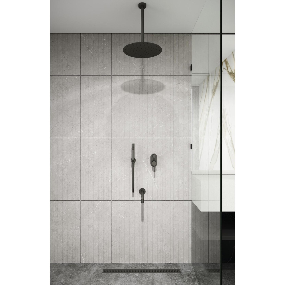 Кронштейн для верхнего душа Boheme Uno 629-UNO-BRB BRUSHED BRONZE