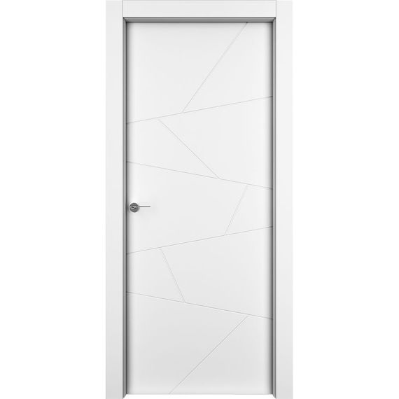 Фото звукоизоляционной двери Энигма белая эмаль 42 дб
