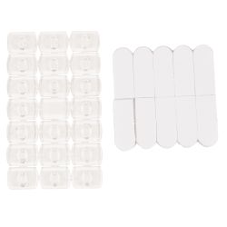 UCC-Y11 CLEAR 020 POLYBAG Крючки для монтажа гирлянд. Набор из 20 шт. Прозрачные. ТМ Uniel