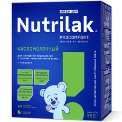 Смесь Nutrilak Premium Кисломолочный с 0 месяцев 350 г