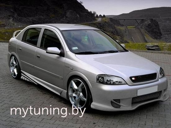 Передний бампер RADICAL Opel Astra G