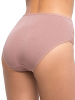 Слипы средней посадки с элементами кружева (Размер: XXL) (Цвет: кремовый)