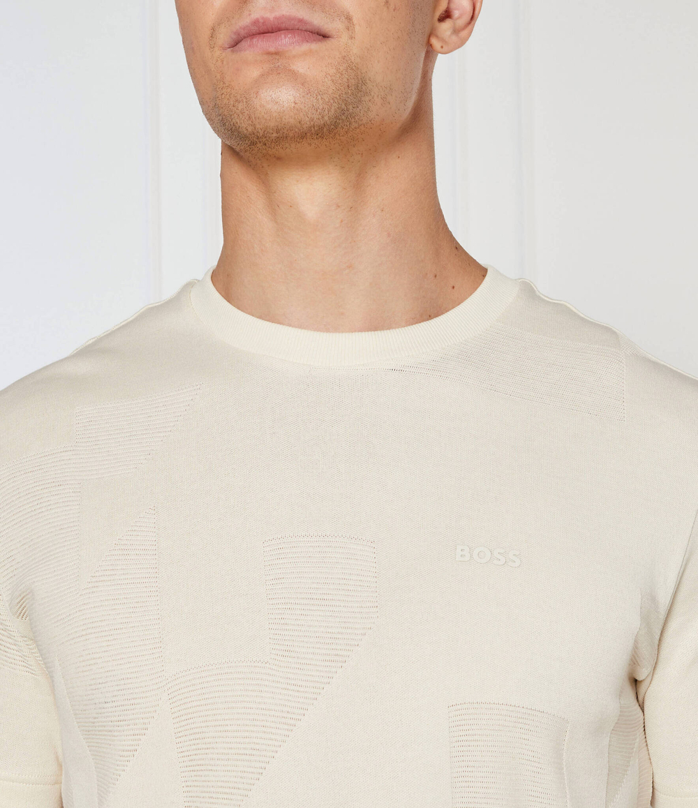 Футболка Jagged BOSS GREEN - бежевый(50519371)