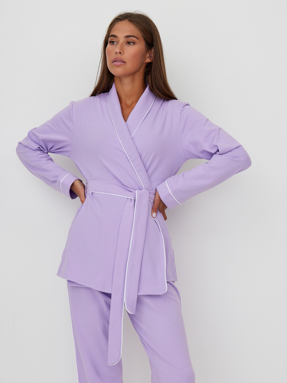 Пижама женская на запах Ihomewear