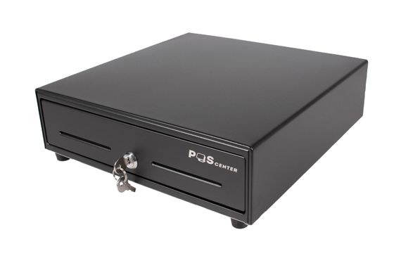 Денежный ящик POScenter 13EМ 330x335x90, механический, PUSH, черный