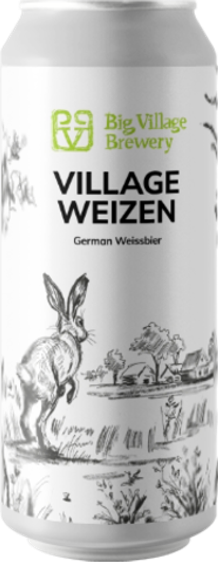 Пиво Биг Вилладж Вилладж Вайцен / Big Village Village Weizen 0.45 - банка
