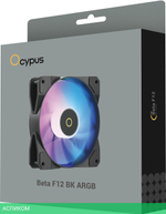 Вентилятор для корпуса Ocypus Beta F12 BK ARGB (Beta-F12-BK1AM00X-GL)