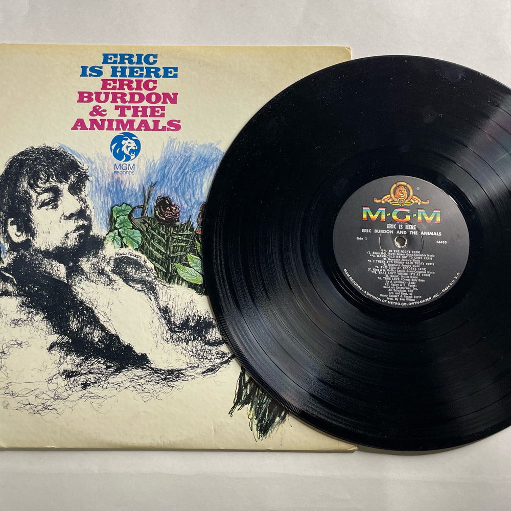 Винтажная виниловая пластинка LP Eric Burdon The Animals Eric Is Here (США 1967)