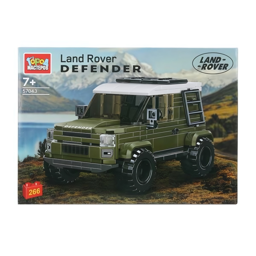 Конструктор пластмассовый 266эл. "Range Rover Defender" 57043-ZH (Город мастеров)
