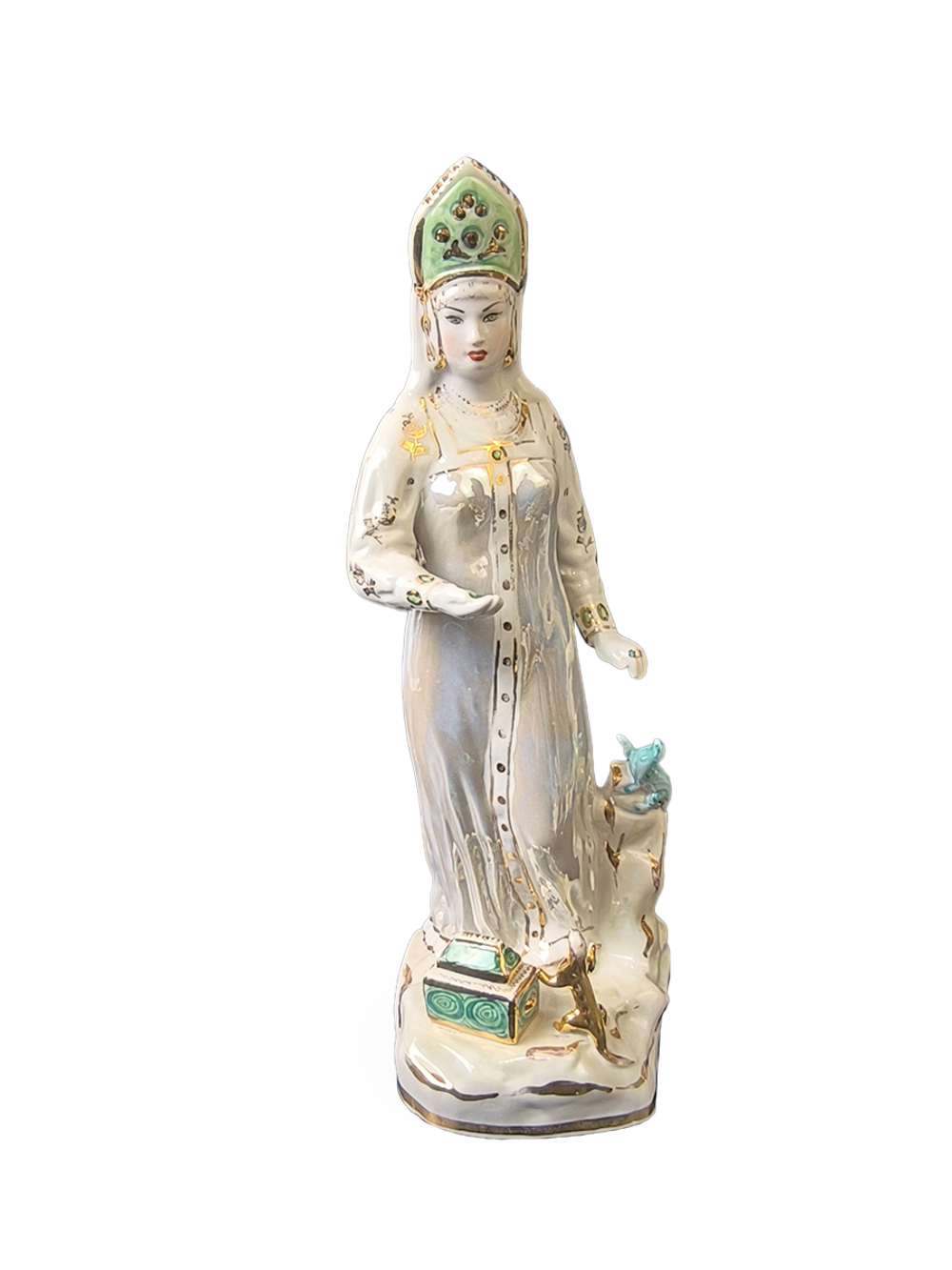 Фарфоровая статуэтка "Дары хозяйки Медной горы" (Дулево)