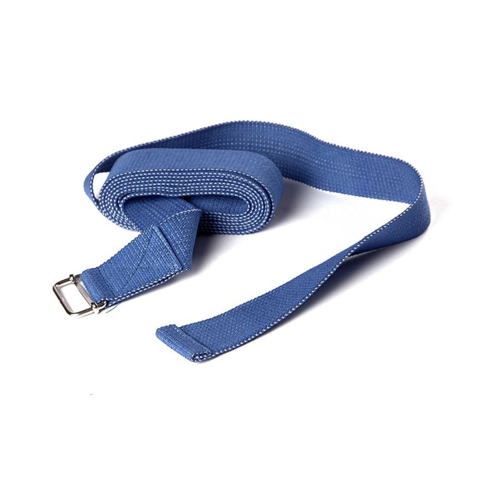 Ремень для йоги хлопковый Nature Color длиной 270 см Рамайога