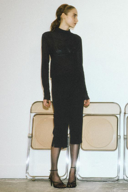 ZARA БРЮКИ КАПРИ — ZW COLLECTION, ЧЕРНЫЙ