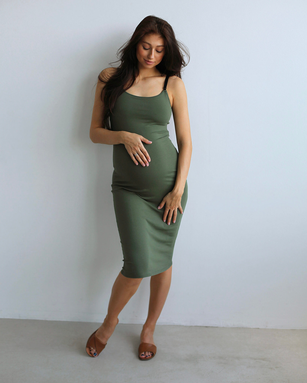 Платье Khaki Midi