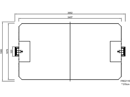 Площадка КОСМОС, 19x36 м