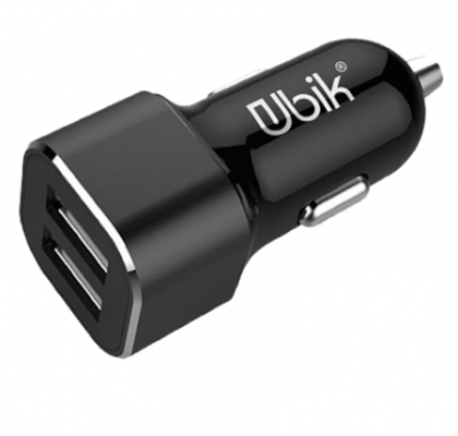 АЗУ универсальное 2USB 2.4A Ubik UCP22B Black