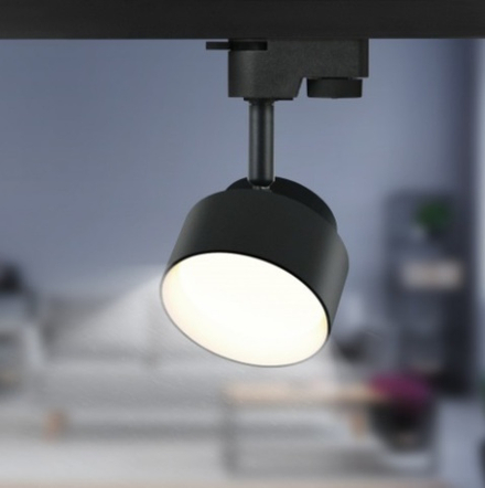Трековые светильники однофазные ЭРА черные TR16 под лампу GX53 12Вт