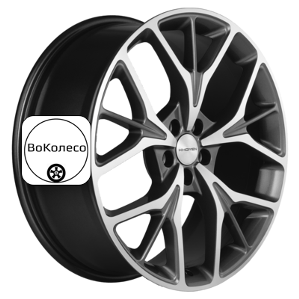 8x20/5x108 ET46 D63,4 KHW2012 (Tugella New) Gray-FP Khomen Wheels