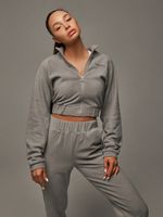 Кофта из флиса Plush Grey на молнии