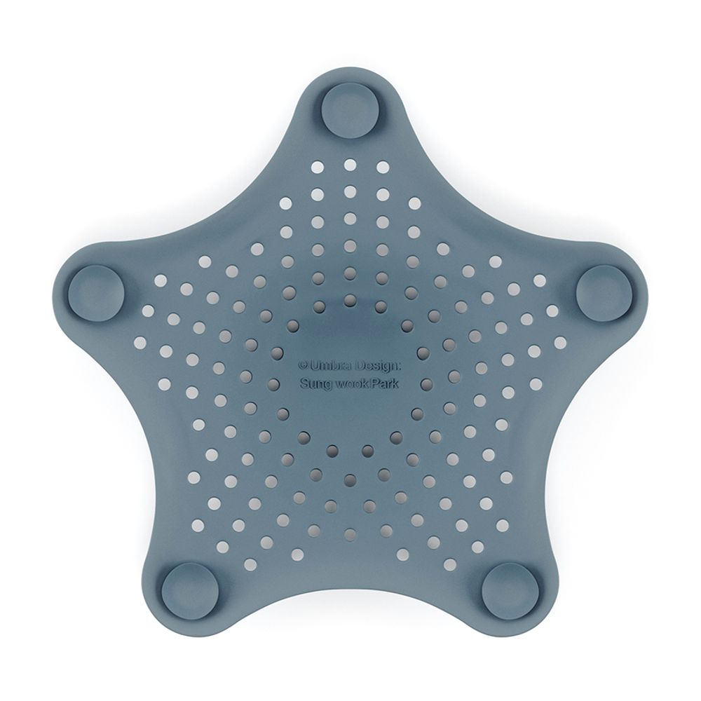 Фильтр для слива Starfish, серо-голубой