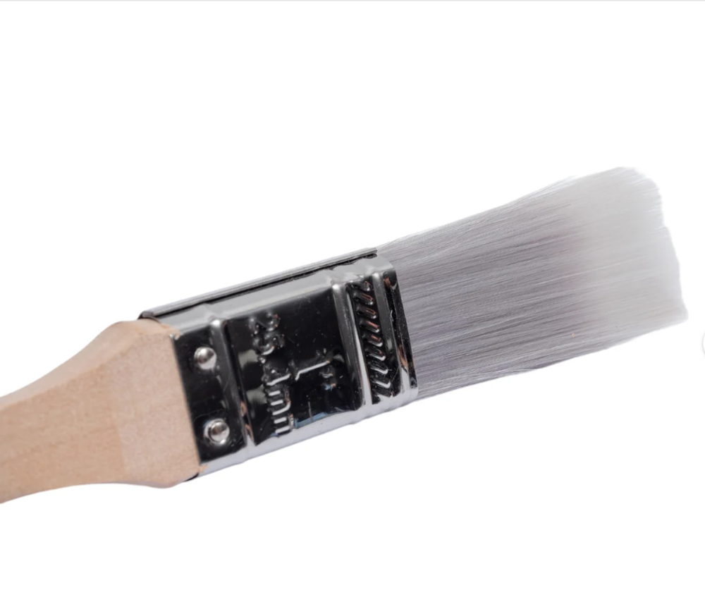 Плоская кисть Platinum 1", искусственная щетина, деревянная ручка MTX 83315