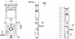 Унитаз с инсталляцией WeltWasser MARBERG 410 + MERZBACH 043 MT-BL + MAR 410 SE