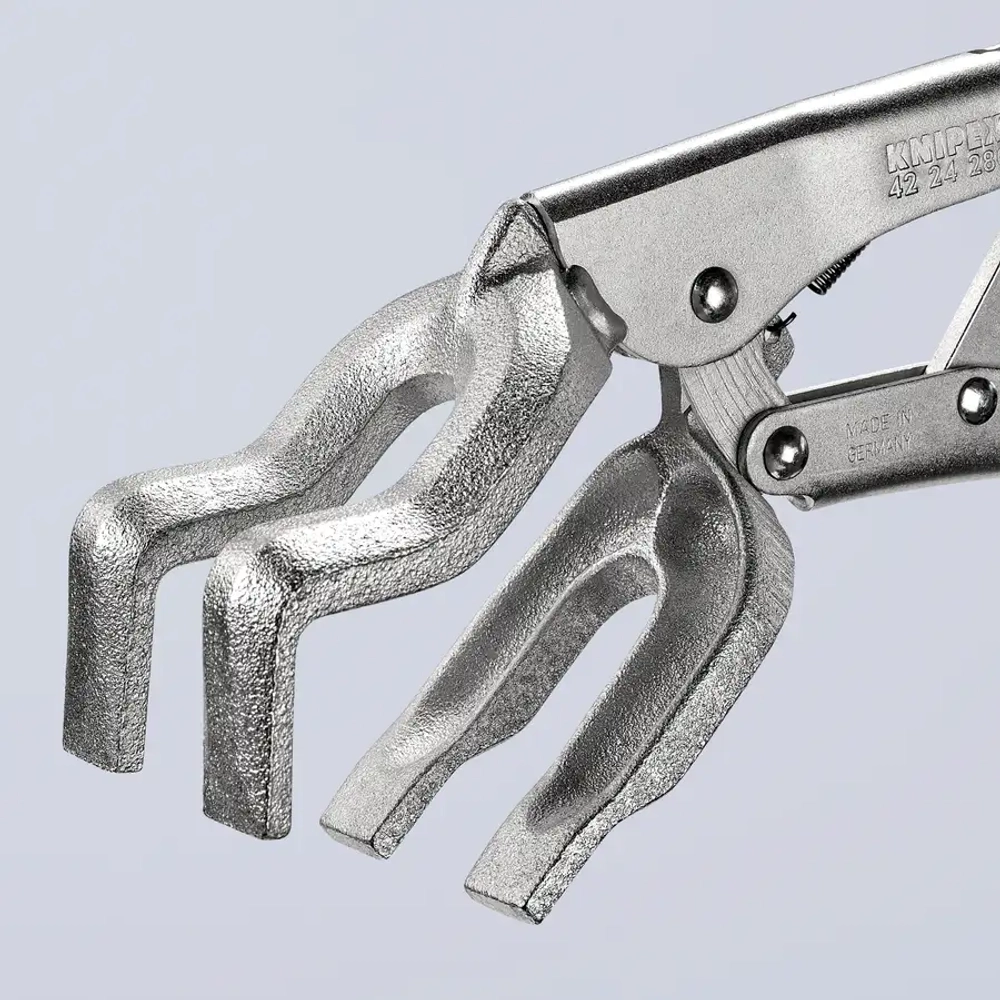 Клещи зажимные сварочные никелирование 280 мм Knipex 42 24 280