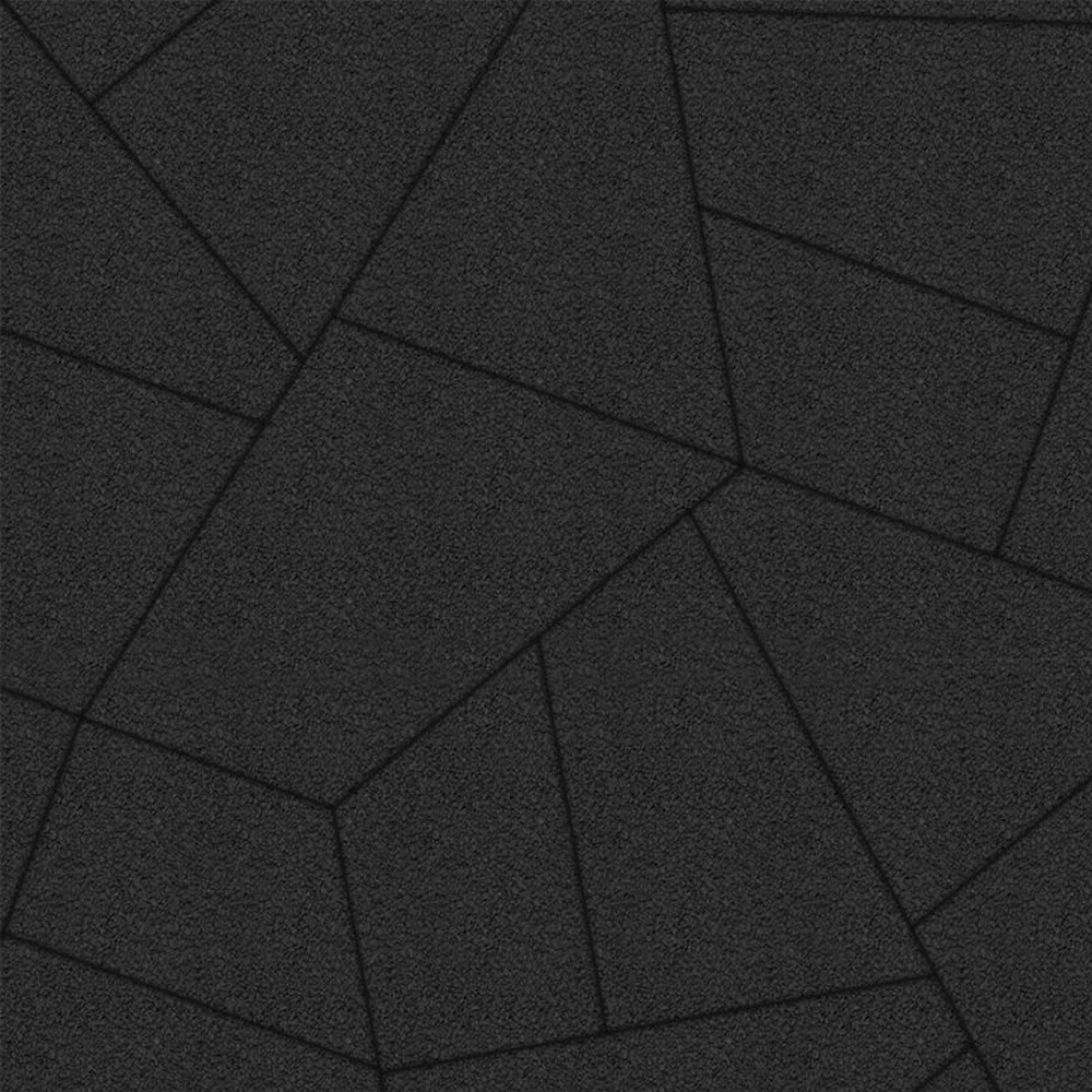 ГРАНИТНАЯ ТРОТУАРНАЯ ПЛИТКА ОРИГАМИ - Б.4.ФСМ.8 ГРАНИТ ЧЕРНЫЙ, КОМПЛЕКТ ИЗ 6 ВИДОВ ПЛИТ