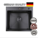 Мойка НЕРЖ 50х50 (ГРАФИТ) с дозатором HANSEN (1шт)