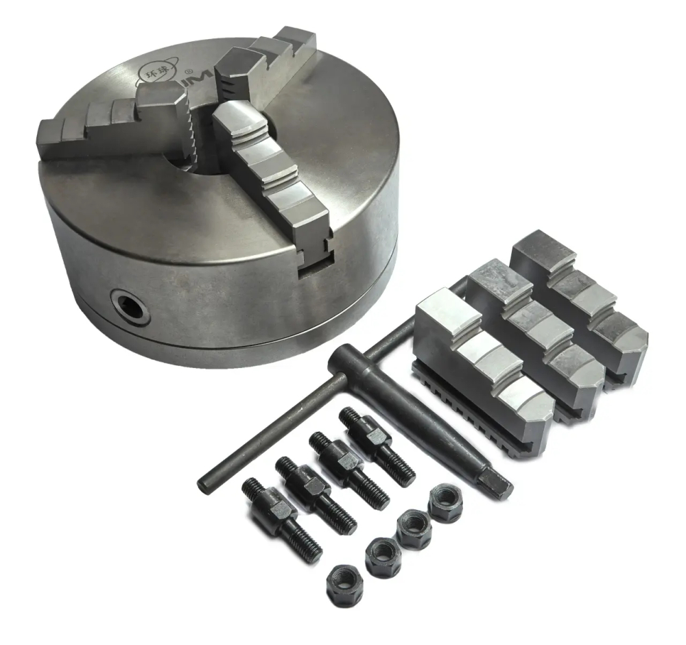 Токарный патрон К11-250/С6, посадка на условный конус 6, трехкулачковый, самоцентрирующийся