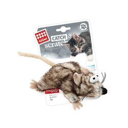 GiGwi 75383 Игрушка для кошек Мышка с кошачей мятой