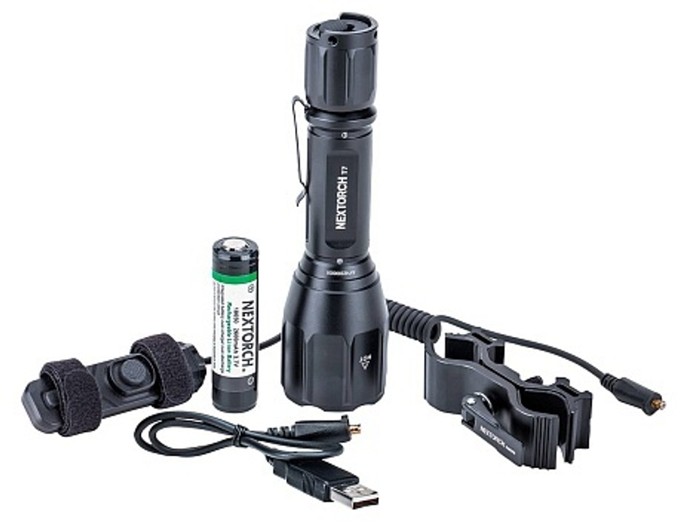 Комплект - фонарь Nextorch T7 Long-range Hunting Set V2.0, 1300 люмен
