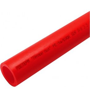Трубы РосТерм из сшитого полиэтилена PE-Xa/EVOH красные для тёплого пола
