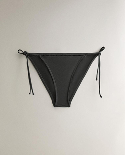 ZARA HOME ОДНОТОННЫЕ ПЛАВКИ-БИКИНИ, ЧЕРНЫЙ