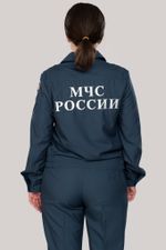 Костюм летний  женский МЧС (Патруль-240, серо-синий)
