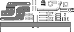 Фаркоп с эл-кой Smart для Renault Duster с 2012. Nissan Terrano c 2014 (оцинкованный шар)(паспорт и сертификат в комплекте) 91710-A.Motodor