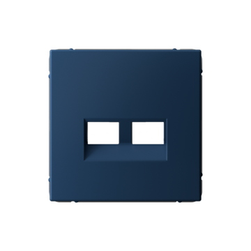 Накладка двойная ArtGallery для информационных функций типа Keystone аквамарин SE GAL001190