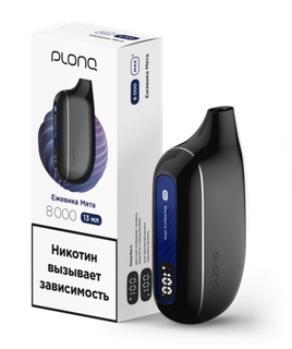 Одноразовый Pod Plonq Max Smart - Ежевика Мята (8000 затяжек)