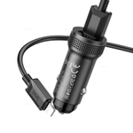Автомобильное зарядное устройство для Ligthning Hoco Z49 (black)