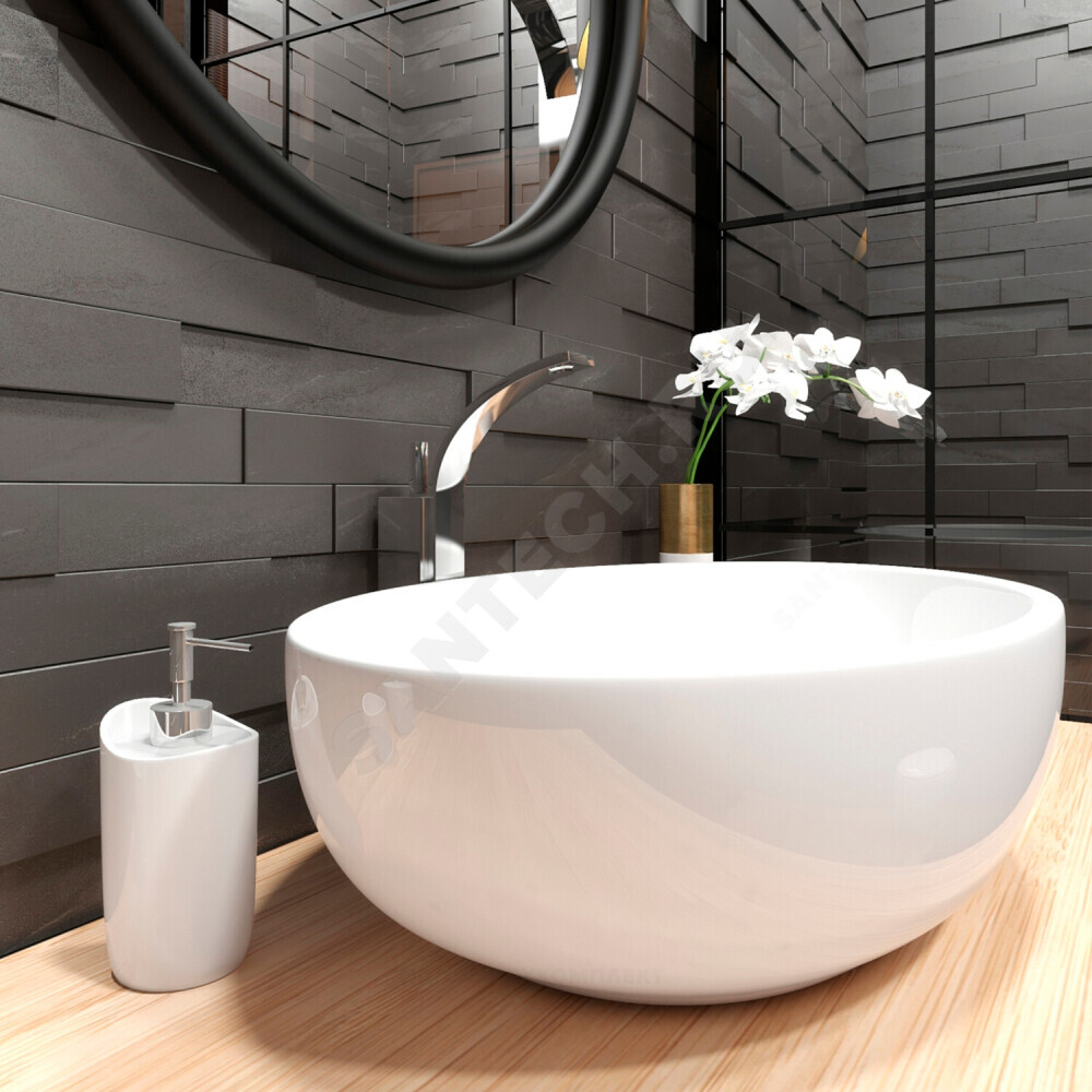 Умывальник мебельный Ringo SLM 53 без отверстия под смеситель белый Sanita Luxe WB.CT/Ringo/53-N.Slim/WHT.G/S1