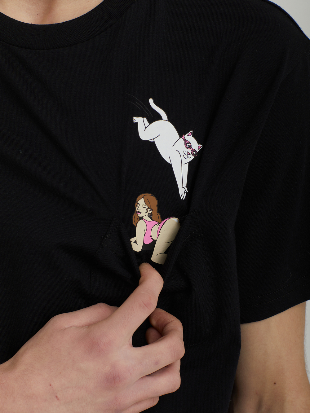 Мужская Футболка Jumpin In Pocket