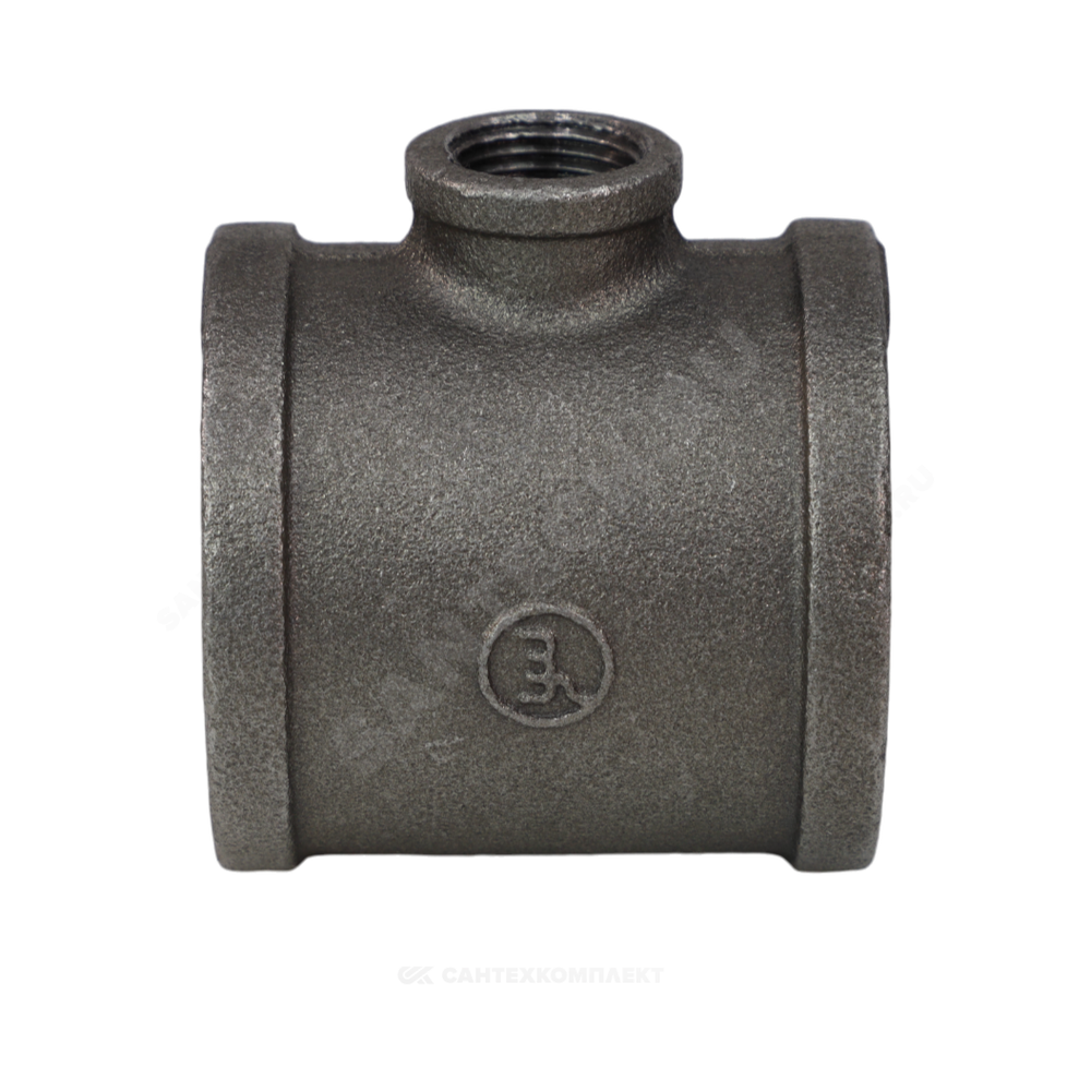 Тройник переходной чугун Ду 32х25 (1 1/4"х1") ВР/ВР Fittex PLUS